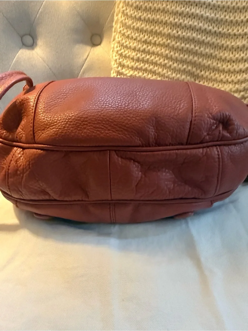See By Chloé Burnt Orange Leather Crossbody Bag